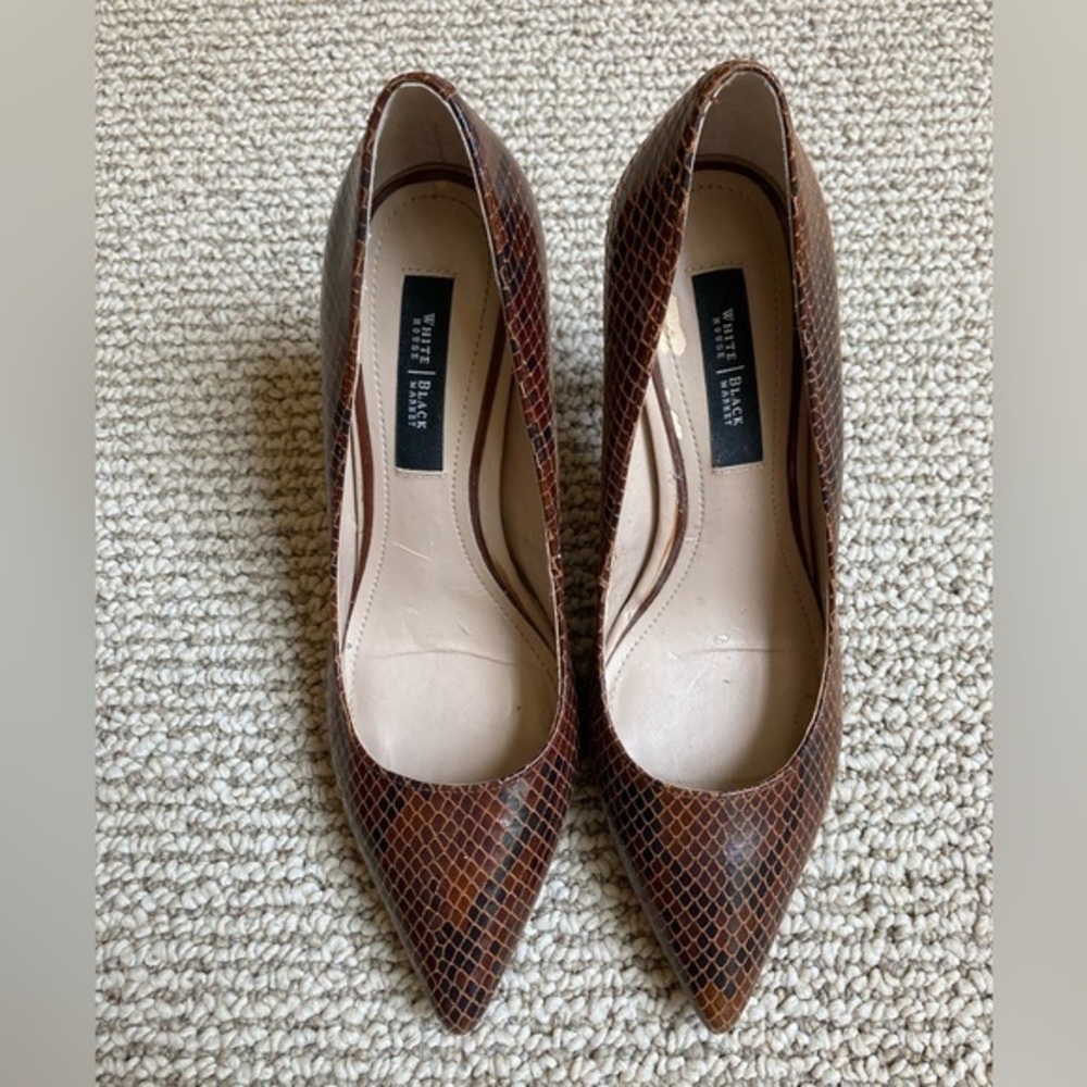 WHBM Snakeskin‎ Heels